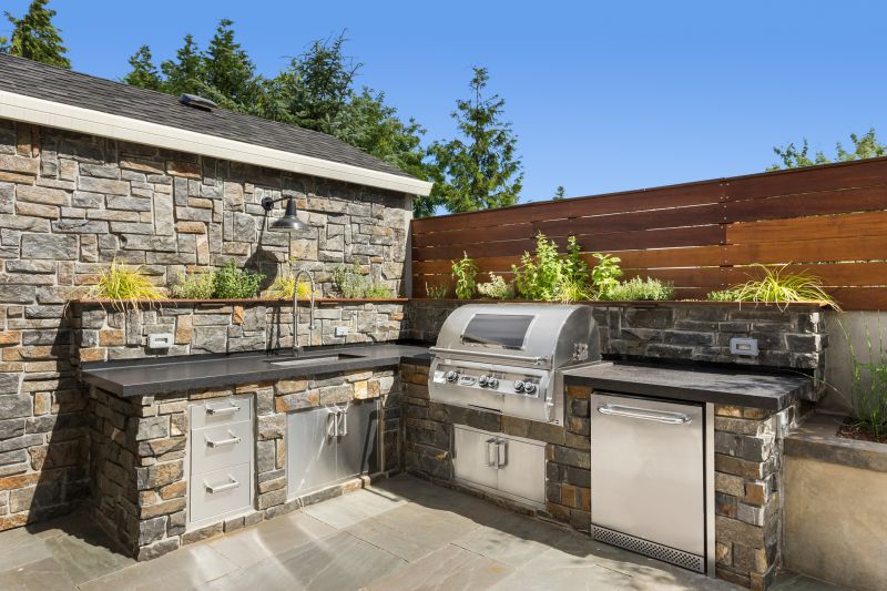 Granite in Outdoor Kitchen